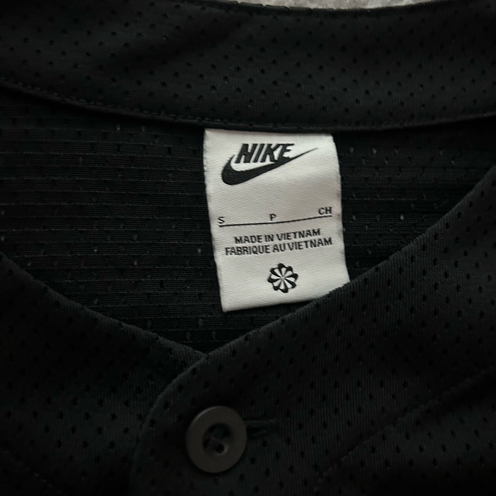 Nike Black Button-Up Jersey
